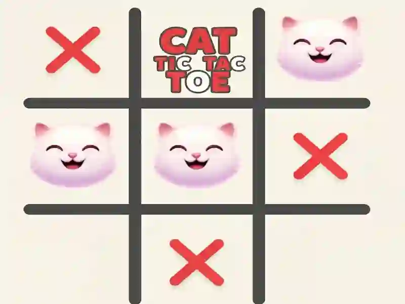 Leikur Cat Tic Tac Toe á netinu