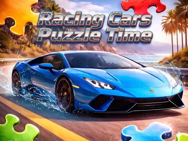 Leikur Racing Cars Puzzle Time á netinu