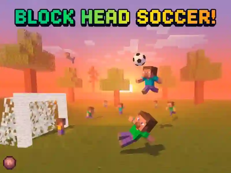 Leikur Block Head Soccer á netinu