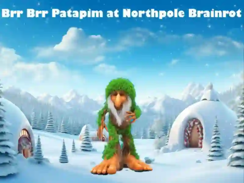 Leikur BRR BRR Patapim í Northpole Brainrot á netinu