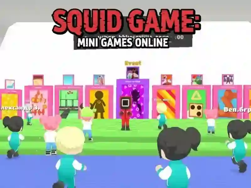 Leikur Smokkfiskaleikur: Mini Games Online á netinu Leikur Smokkfiskaleikur: Mini Games Online á netinu