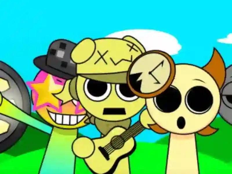 Leikur Sprunki allan bónus á netinu