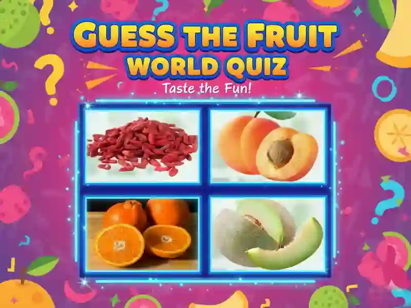 Leikur Giska á Fruit World Quiz á netinu