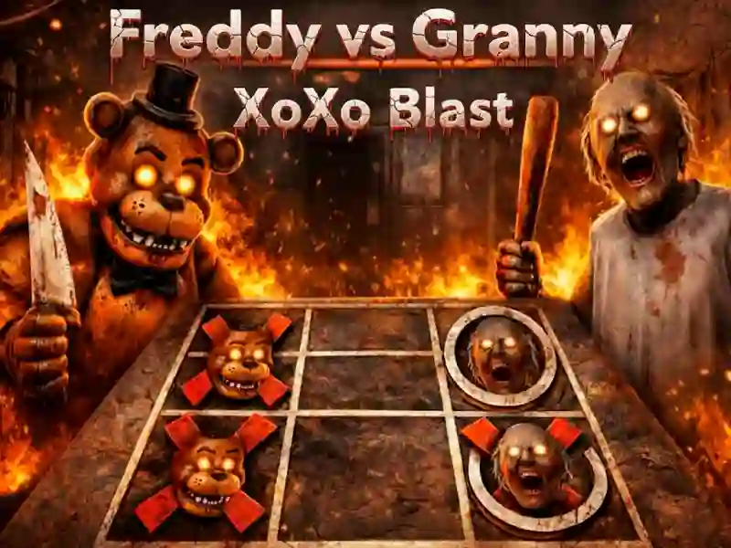 Leikur Freddy vs Granny XoXo Blast á netinu