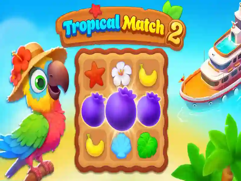 Leikur Tropical Match 2 á netinu