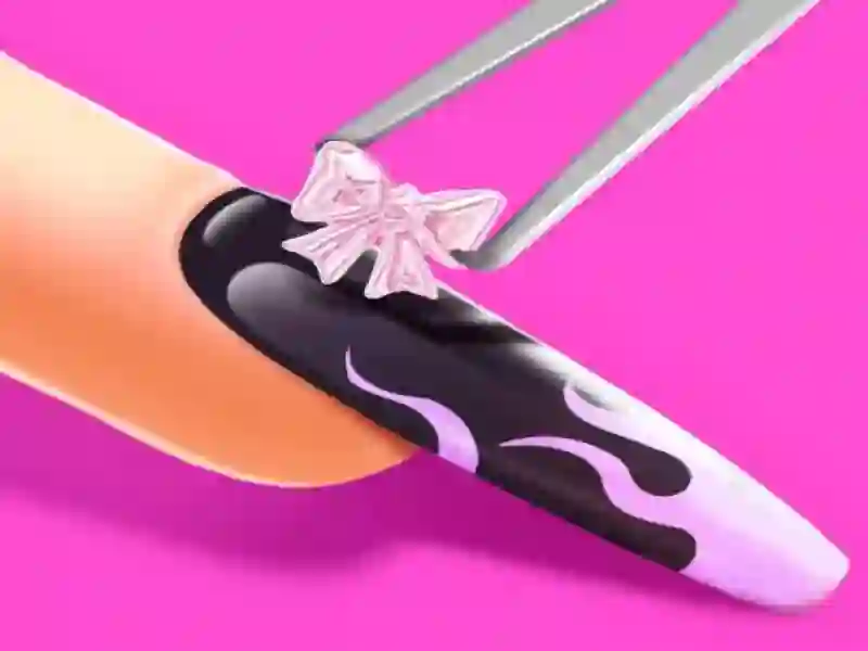 Leikur 3D akrýl nagli: naglalistaleikur á netinu