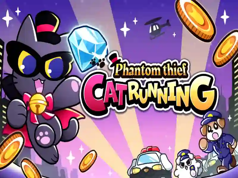 Leikur Phantom Thief Cat Running á netinu