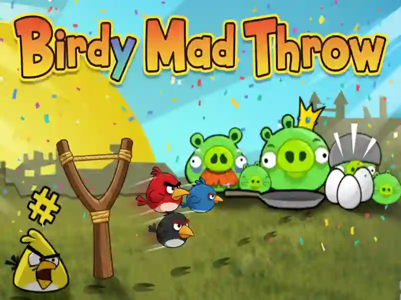 Leikur Birdy Mad Throw á netinu