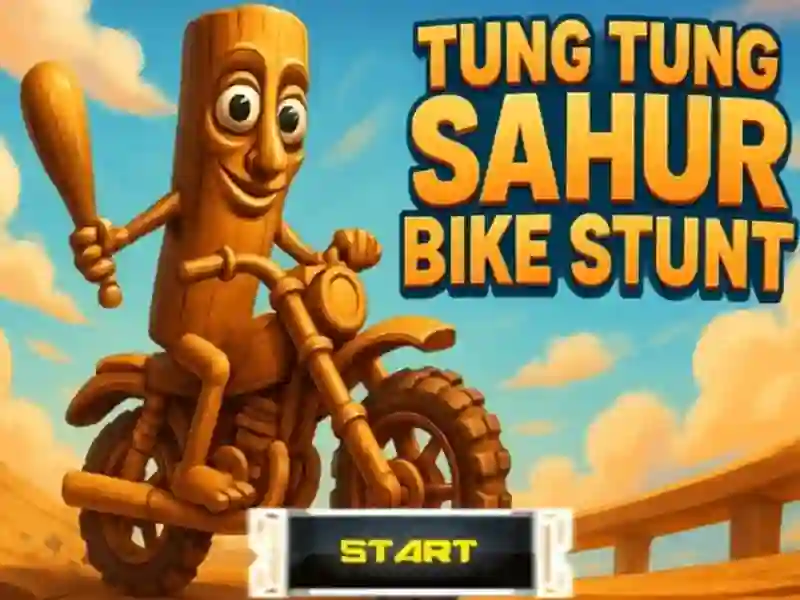 Leikur Tung Tung Sahur Bike Stunt á netinu