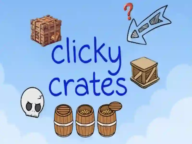 Leikur Clicky Crates á netinu