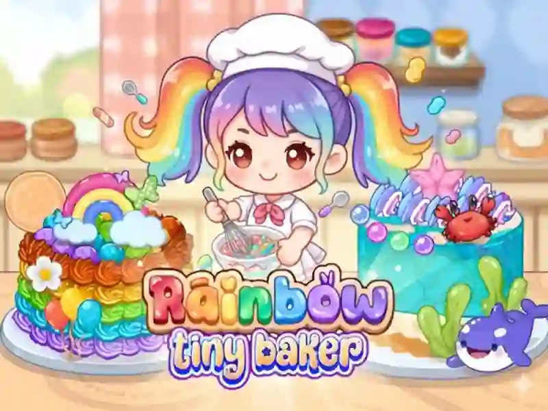 Leikur Rainbow Tiny Baker á netinu