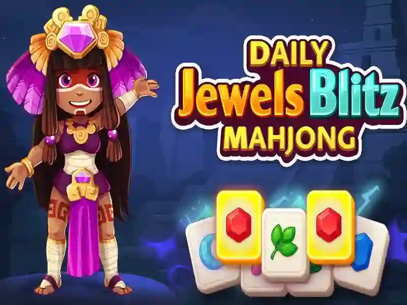 Leikur Daily Jewels Blitz Mahjong á netinu