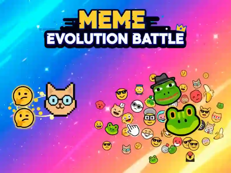 Leikur Meme Evolution Battle á netinu