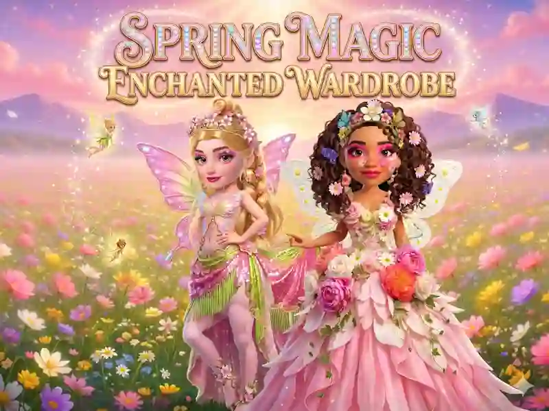 Leikur Spring Magic Enchanted Wardrobe á netinu