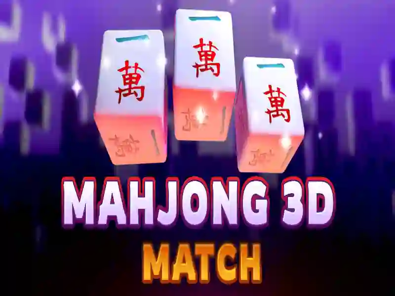 Leikur Mahjong 3D viðureign á netinu Leikur Mahjong 3D viðureign á netinu
