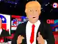 Leikur Donald Trump gegn Hillary Clinton á netinu