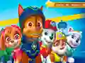 Leikur Paw Patrol: Finna Stjörnur á netinu