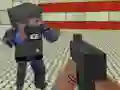 Leikur Blocky Gangster Stríð á netinu