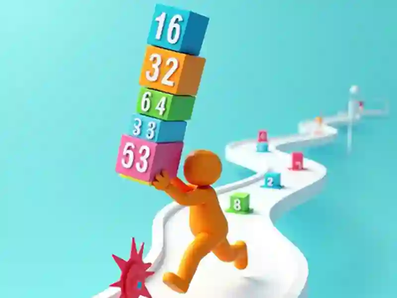 Leikur Cube Stack 2048 á netinu