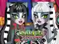 Leikur Monster High Eyrlæknir á netinu Leikur Monster High Eyrlæknir á netinu