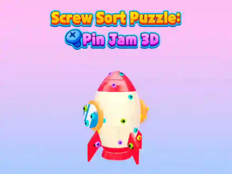 Leikur Screw Sort Puzzle: Pin Sam 3D á netinu
