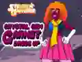 Leikur Steven Universe: Klæða Crystal Gem Garnet á netinu