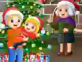 Leikur Jólahátíð Puzzlið á netinu Leikur Jólahátíð Puzzlið á netinu