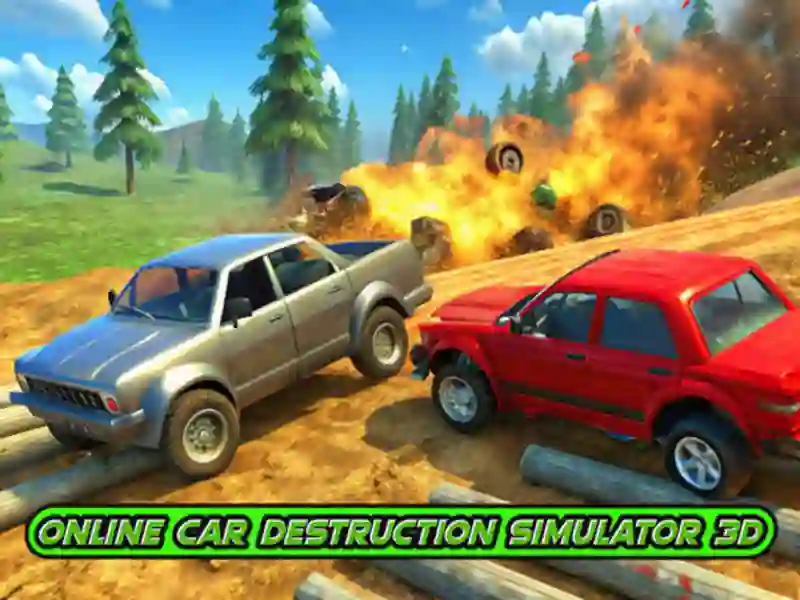 Leikur Online Car Destruction Simulator 3D á netinu