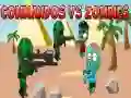 Leikur Commandos gegn Zombíum á netinu Leikur Commandos gegn Zombíum á netinu