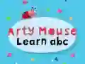 Leikur Arty mús lærir ABC á netinu Leikur Arty mús lærir ABC á netinu