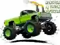 Leikur Monster Truck Púsl 2 á netinu Leikur Monster Truck Púsl 2 á netinu