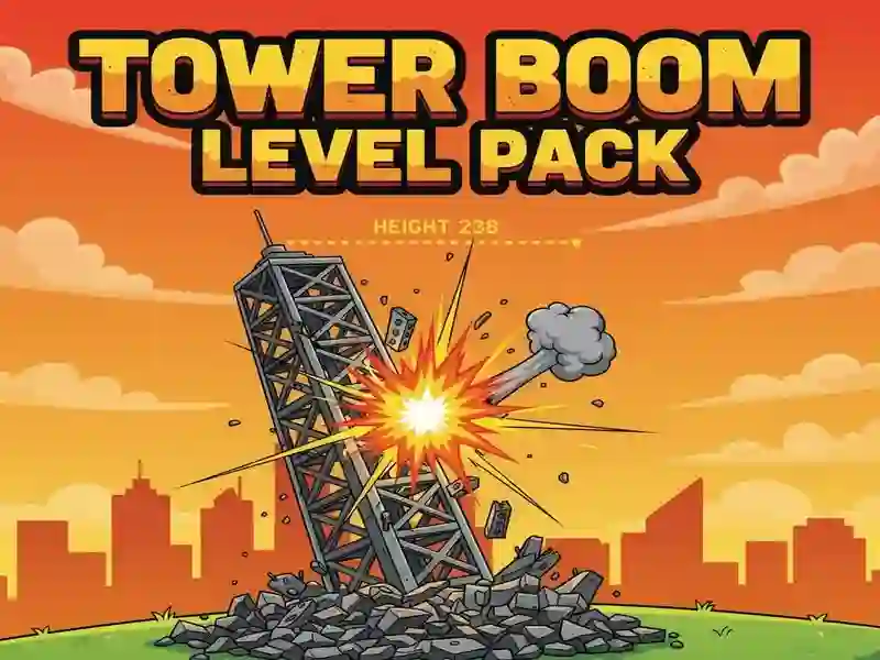 Leikur Tower Boom Level Pakki á netinu Leikur Tower Boom Level Pakki á netinu