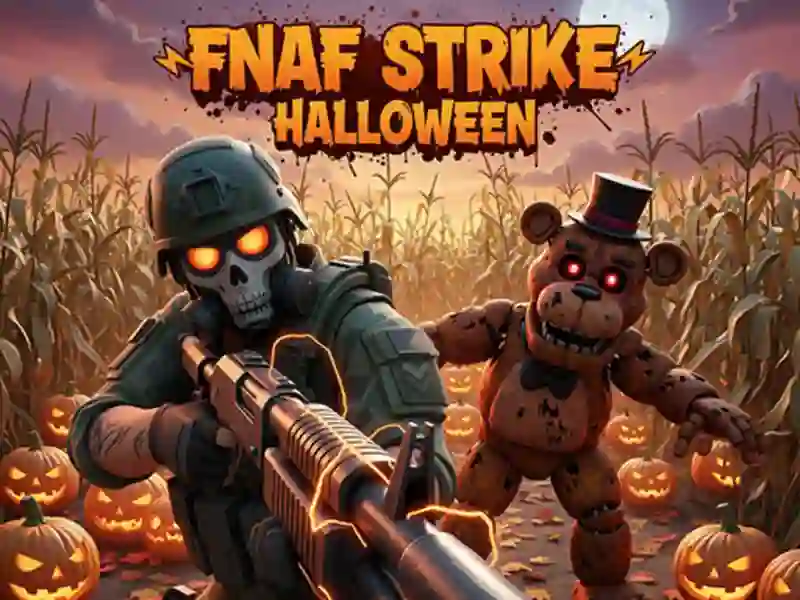 Leikur FNAF Strike Halloween á netinu Leikur FNAF Strike Halloween á netinu