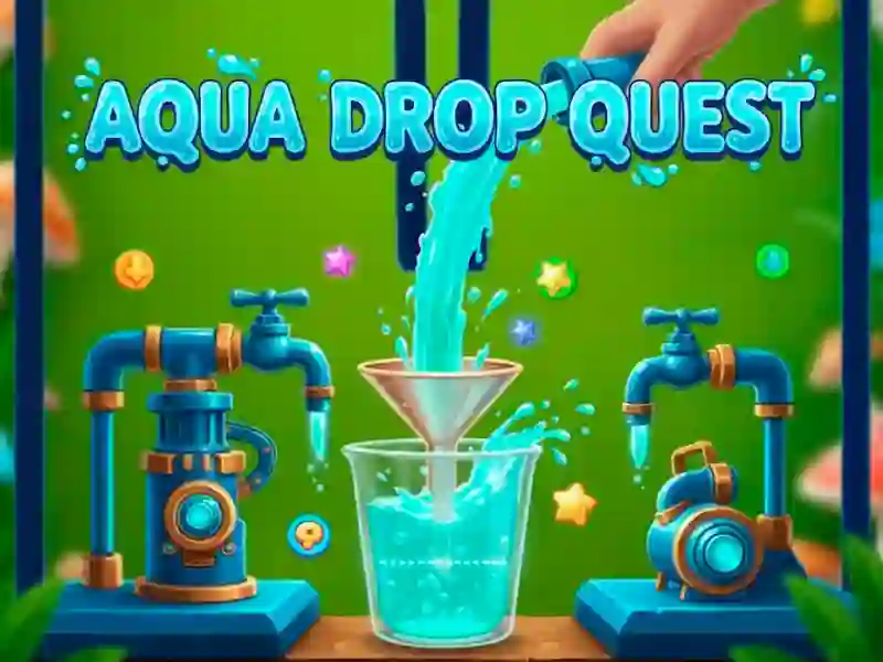 Leikur Aqua Drop Quest á netinu