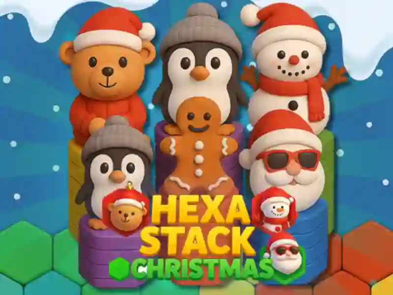 Leikur Hexa Stack jól á netinu