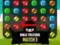 Leikur Ninja Fjársjóður Match 3 á netinu Leikur Ninja Fjársjóður Match 3 á netinu