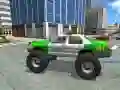 Leikur Monster Truck Stunts Akstur Simulator á netinu