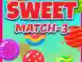 Leikur Sætmeti Match 3 á netinu Leikur Sætmeti Match 3 á netinu