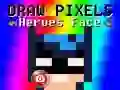 Leikur Teikna andlit pixelahetja á netinu