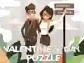 Leikur Puzzl fyrir Valentínusardag á netinu Leikur Puzzl fyrir Valentínusardag á netinu
