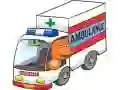 Leikur Teiknin Ambulance Púsla á netinu Leikur Teiknin Ambulance Púsla á netinu