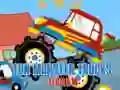 Leikur Skemmtilegt Monster Trucks Puzzles á netinu Leikur Skemmtilegt Monster Trucks Puzzles á netinu