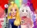 Leikur Prinsessukaraoke Nótt á netinu Leikur Prinsessukaraoke Nótt á netinu