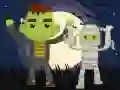 Leikur Litir Vampýra og Frankenstein á netinu Leikur Litir Vampýra og Frankenstein á netinu
