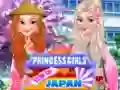 Leikur Prinsessur stelpia ferð til Japans á netinu Leikur Prinsessur stelpia ferð til Japans á netinu