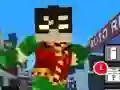 Leikur Teen Titans Go: Minecraft Tíningshlaupari 3D á netinu