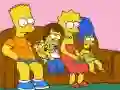 Leikur Simpsons púsl á netinu Leikur Simpsons púsl á netinu