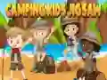 Leikur Camping Kids Púsla á netinu Leikur Camping Kids Púsla á netinu