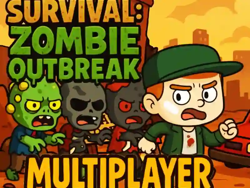 Leikur Survival Zombie braust fjölspilari á netinu