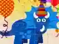 Leikur Dino Partí Pússlið á netinu